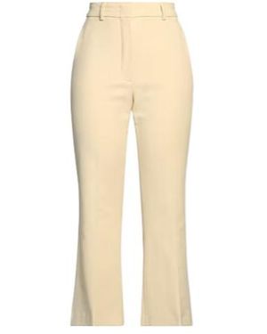 Sportmax High-Waisted Straight-Leg Dress Trousers - Natural