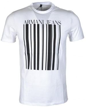 Armani Jeans Logo T-Shirt - White