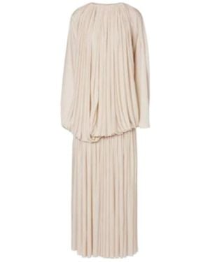 Calvin Klein Angelina Draped Gown - Natural