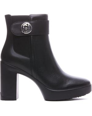 Liu Jo 100Mm Leather Boots - Black