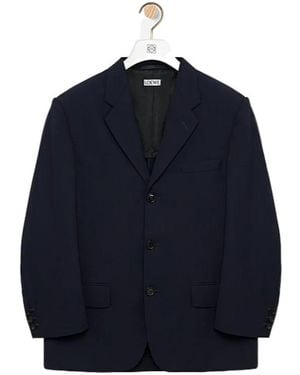 Loewe Long-Sleeved Suit Jacket - Blue