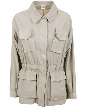 Aspesi Drawstring Utility Jacket - Gray