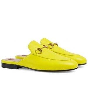 Gucci Princetown Muller Shoes - Yellow