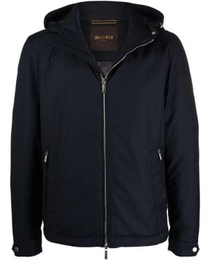 Moorer Long-Sleeve Casual Jacket - Blue