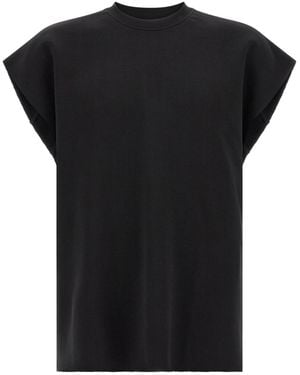 Thom Krom M 197 Sleeveless Sweatshirt - Black