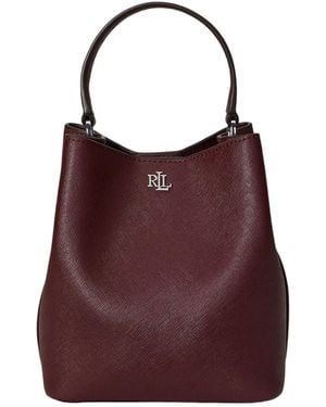 Ralph Lauren Reese Bucket Bag - Red