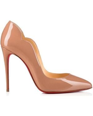 Christian Louboutin Hot Chick Pointed Leather Court Shoes - Pink