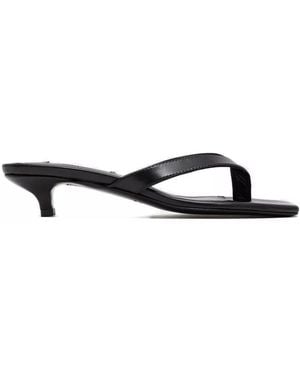 TOTEME Thong High-Heeled Sandals - White