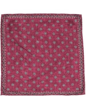 Brunello Cucinelli Reversible Square Pocket - Purple