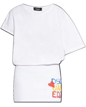 DSquared² Summer Lovers Capsule Dress - White