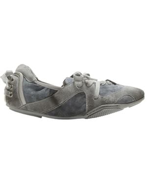 Acne Studios Panelled Low-Top Trainers - Grey