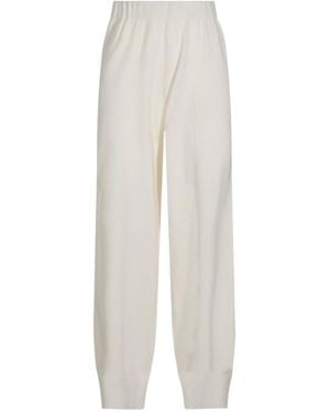 Fabiana Filippi Elastic-Waist Trousers - White