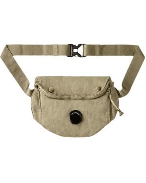 C.P. Company Nylon Type B Zippered Waist Pack For Lenses - Natural