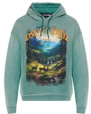 DSquared² Hoodies - Green