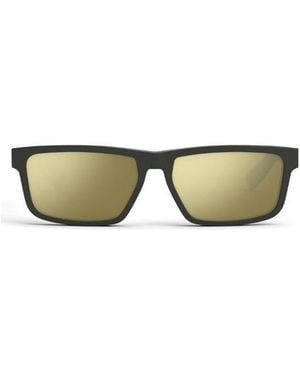 Dior Logo Rectangular Frame Sunglasses - Green