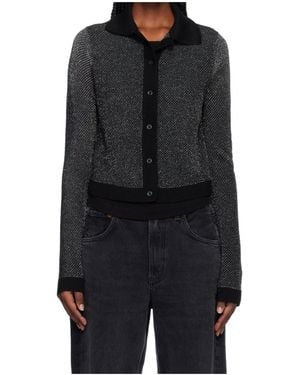 RE/DONE Long-Sleeved Cardigan - Black