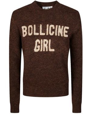 MC2 Saint Barth New Queen Crewneck Jumper - Brown