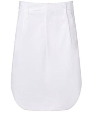 Victoria Beckham Cotton Cargo Skirt - White