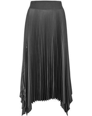 JOSEPH Asymmetrical Hem Skirt - Black