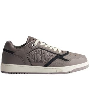 Dior Monogram Panel Low-Top Trainers - Grey