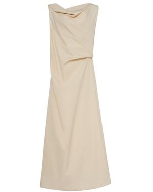 The Row Bamaris Cotton Dress - Natural