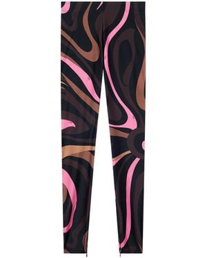 PUCCI Marmo Print Leggings - Blue