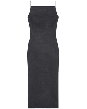 Givenchy Sliced Midi Dress - Black