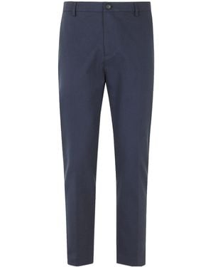 Department 5 Prince Slim Chino Trousers - Blue