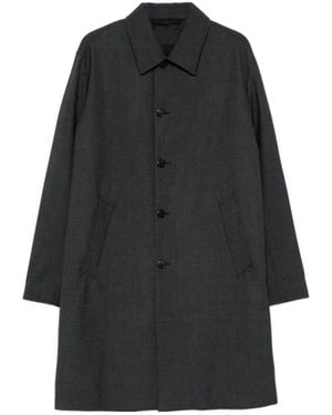 Prada Technical Wool Coat - Black