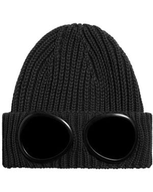 C.P. Company Goggles Knitted Hat - Black