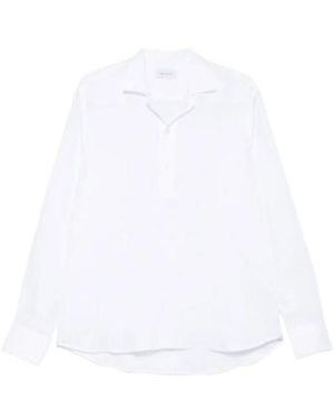 Tagliatore Long-Sleeved Shirt - White