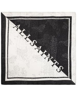 AllSaints Pattern Scarf - Black