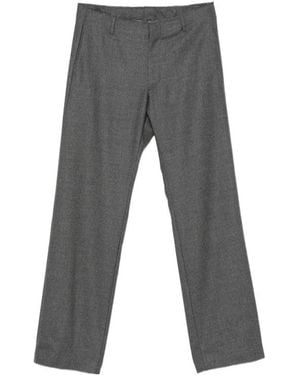 MM6 by Maison Margiela Raw-Edge Tailored Trousers - Grey