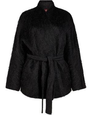 Max Mara Belted Coat - Black