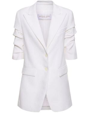 Michael Kors Single-Breasted Blazer - White