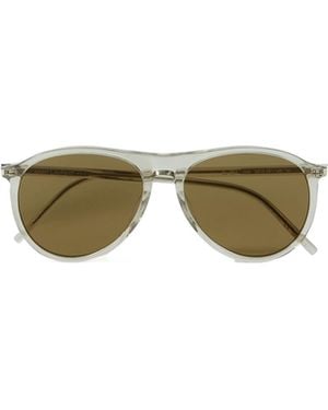 Saint Laurent Eyewear Aviator Sunglasses - Green