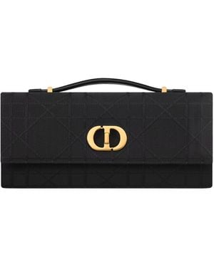Dior Miss Caro Top Handle Pouch - Black