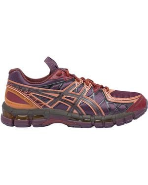 Asics Retro Cushioned Running Shoes - Purple