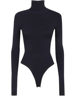Entire studios Turtleneck Long-Sleeve Bodysuit - Blue