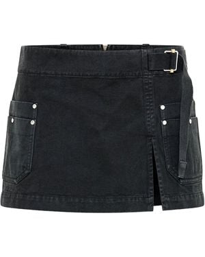 Dion Lee Apron Wrap Miniskirt - Black