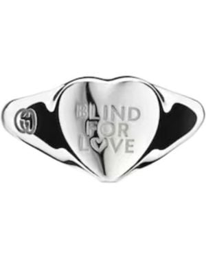 Gucci Blind For Love Ring - White