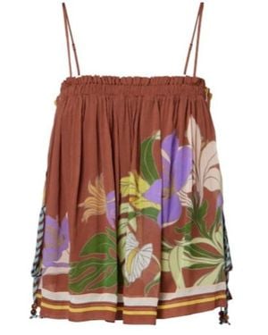 ALÉMAIS Alfie Floral Top - Red