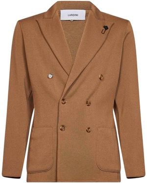 Lardini Long-Sleeve Blazer - Brown