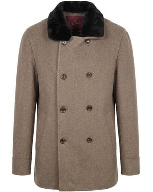 Montecore Double-Breasted Casual Jacket - Brown