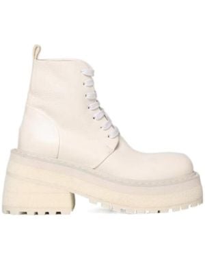 Marsèll Marsèll Chunky Sole Combat Boots - Natural
