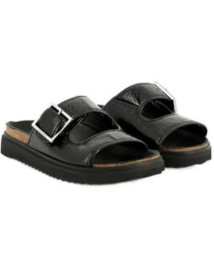 Zadig & Voltaire Leather Sandals - Black