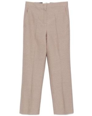 Fendi Ff-Jacquard Trousers - Grey