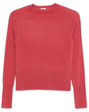 JOSEPH Melby Round-Neck Sweater - Red