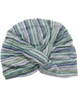 Missoni Twist Knot Turban Head Wrap - Blue