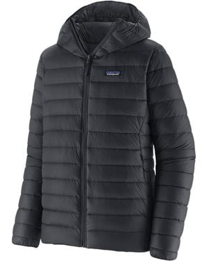 Patagonia Hooded Quilted Down Jacket - Blue